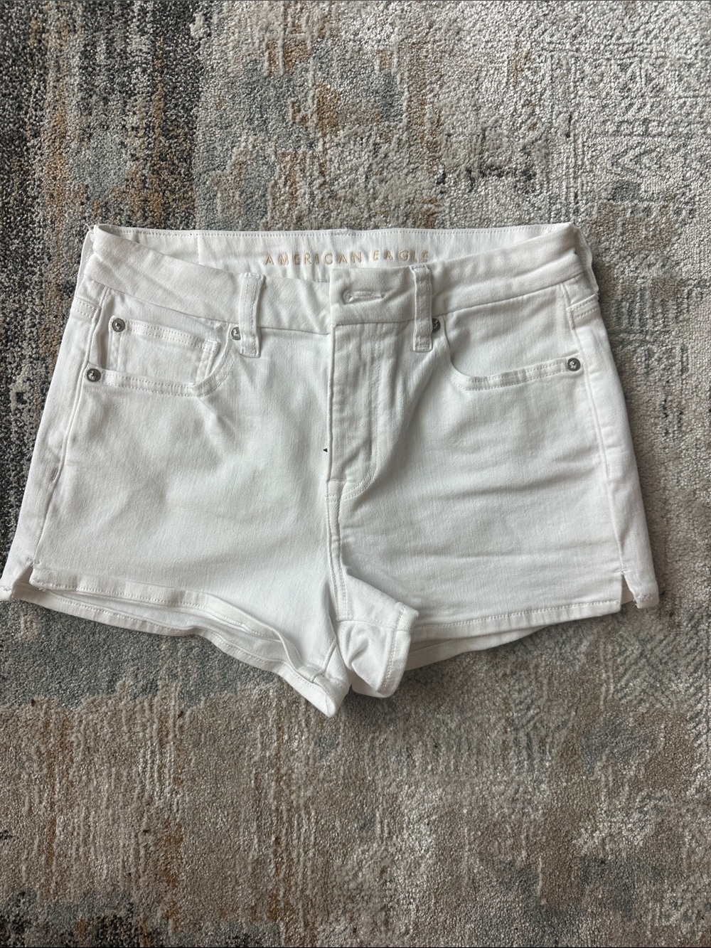 American Eagle Outfitters White Denim Women's Jean Shorts